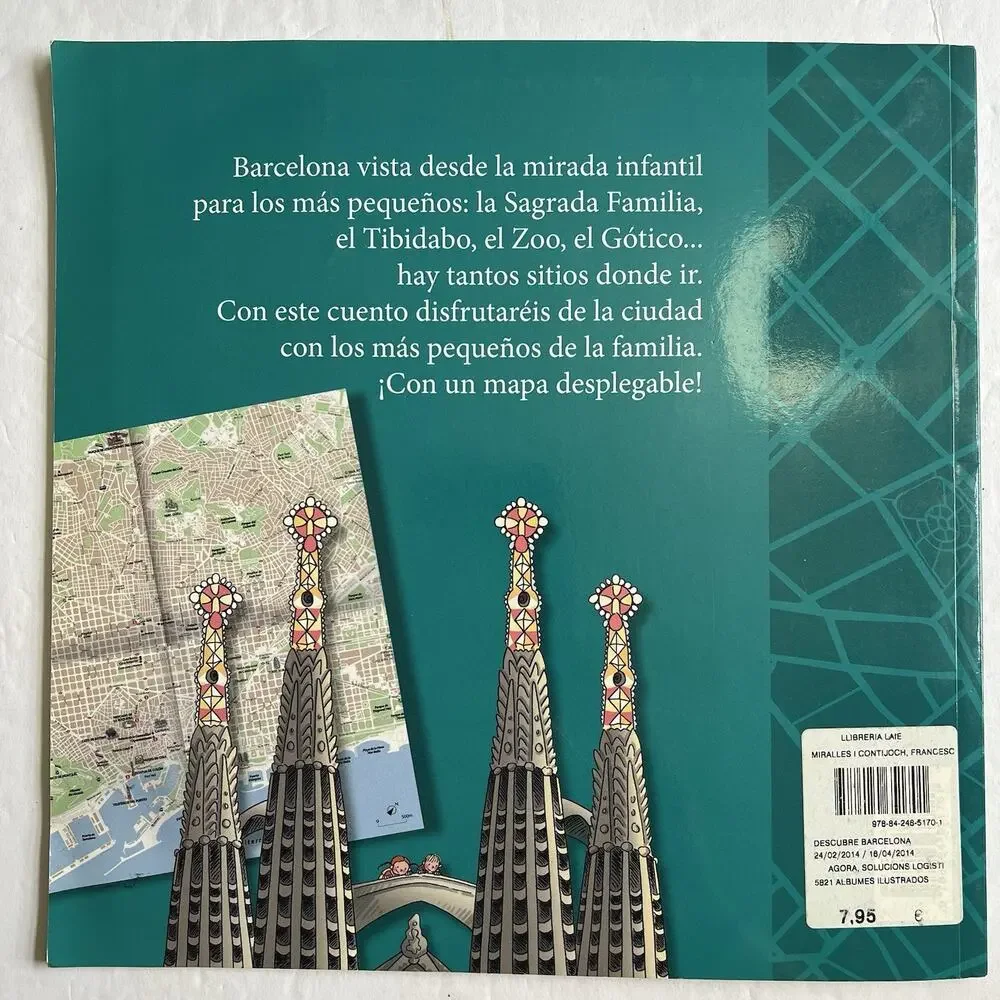 Set of 2 Childrens Books in Spanish Nos Vamos a Mexico and Descubre Barcelona